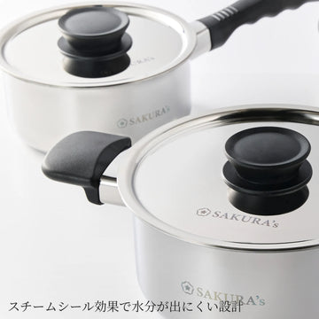 ながく使える万能鍋(片手鍋・両手鍋・スチーマー) – SAKURA's|食事 ながく使える万能鍋(片手鍋・両手鍋・スチーマー) – SAKURA's|食事